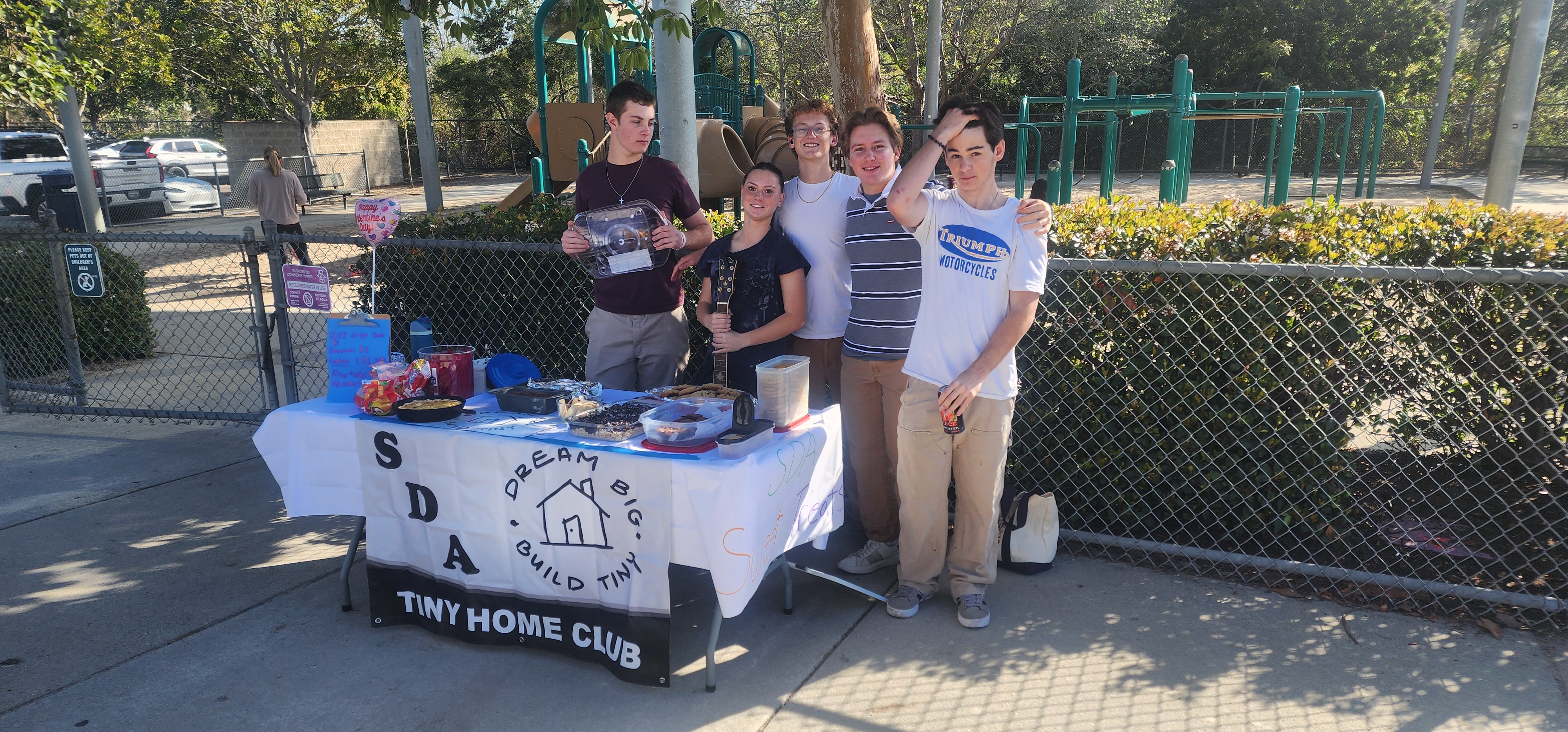 Tiny Home Club bake sale
